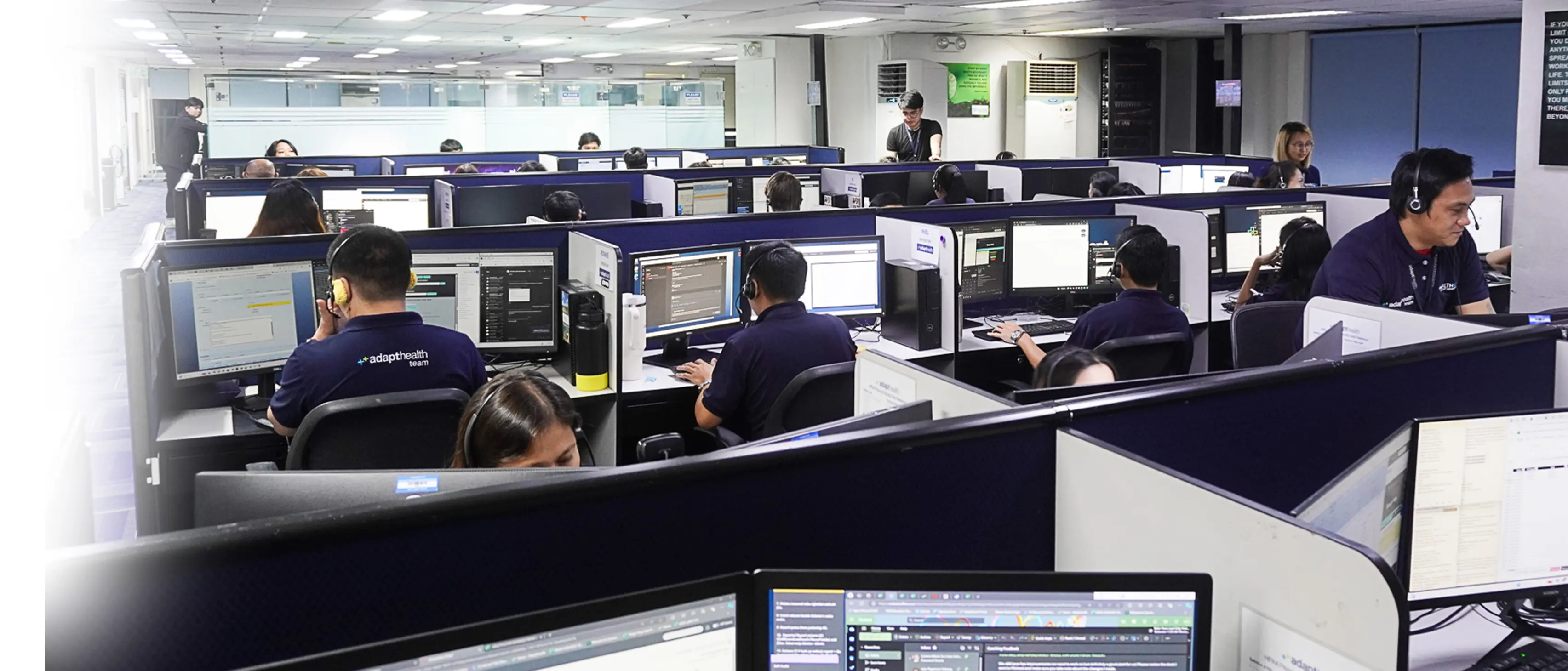 Healthscope specialists working inside the Philippine delivery operation